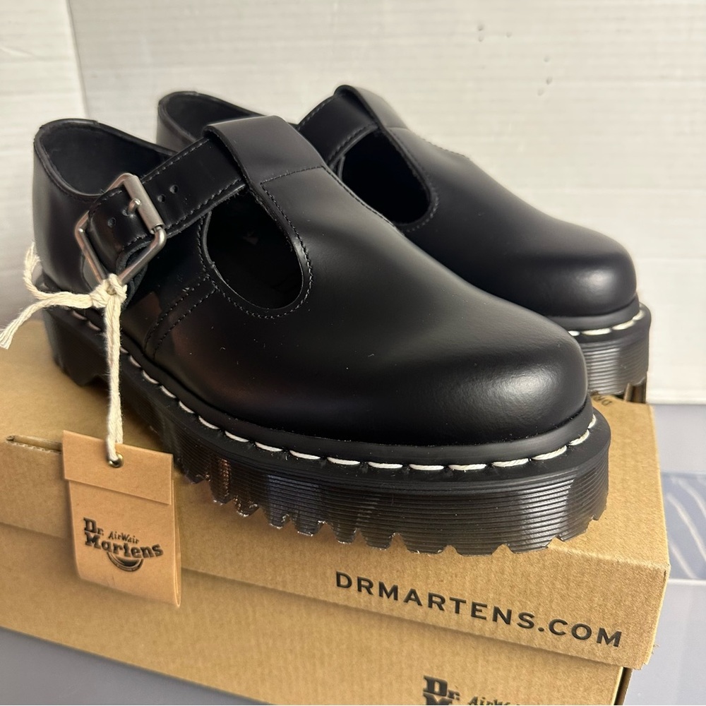 Dr Martens POLLEY BEX Smooth Leather Mary Jane Shoes